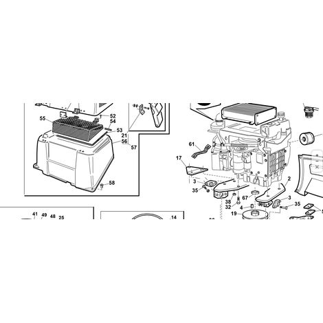 COFANO MOTORE YANMAR  ORIGINALE KUBOTA GIANNI FERRARI 94012291000