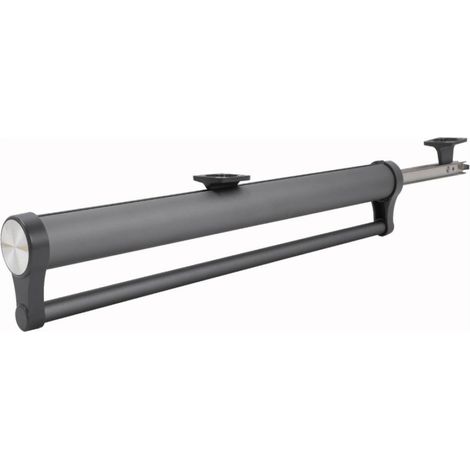 (gris, 29.2 cm)Tringle à vêtements extensible pour penderie, en alliage d'aluminium robuste, réglable, gain de place