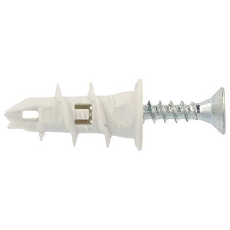 Molly M30230-XJ Sting Chevilles auto foreuses Nylon 25 mm avec Vis, Gris, Set de 30 Pieces (1/2)