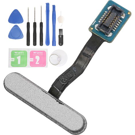 Câble de bouton d'accueil avec identification par empreinte digitale pour S10E G970, argent, pièce de rechange pour téléphone (1/5)