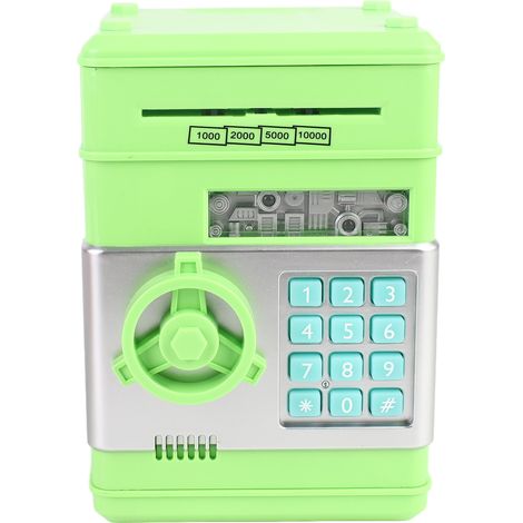 Tirelire électronique Mini boîte d'économie d'argent coffre-fort avec Code de mot de passe pour garçons filles enfants (1/5)