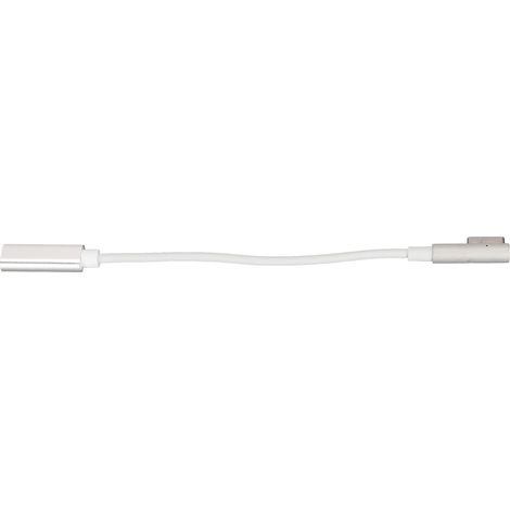 Câble de charge rapide PD pour ordinateurs portables OS 1re/2e génération, connecteur USB-C femelle vers MagSafe 1/2 mâle avec boîtier en aluminium. (1/5)