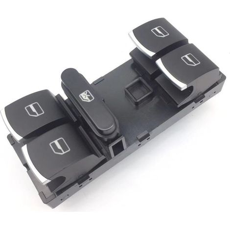 Front left window regulator master switch, power door master switch (Tiguan, Touran, Sagitar, Magotan with chrome trim) (1/5)
