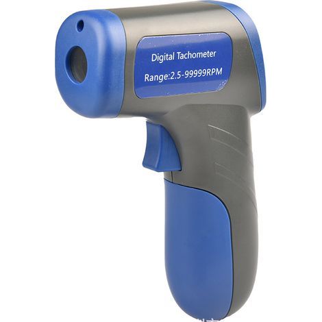 Digital Tachometer Portable Speedometer RPM (Measuring Range 2.5-99999 RPM) with Backlit LCD Screen for Engine Lathe (1/5)