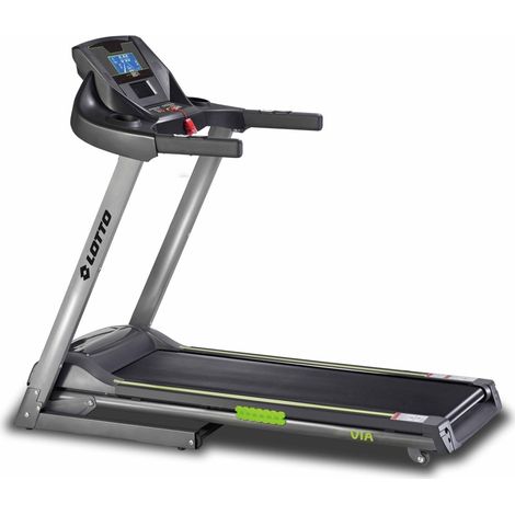 Tapis de course électrique 3,75 CV – Vitesse 1-16 km/h – Inclinaison motorisée 12 niveaux – Surface 133x45 cm – Charge max 120 kg – VIA – Lotto (1/5)