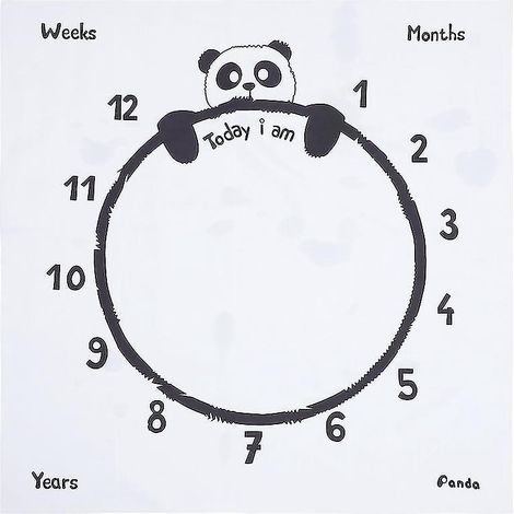 Nouvelle couverture d'étape mensuelle pour bébé (1 pièce) (1/3)