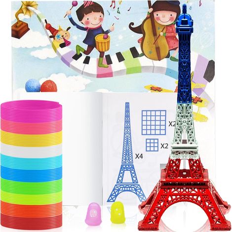 Lot de 40 modèles d'accessoires pour stylo 3D avec filament PLA de 50 (1/5)