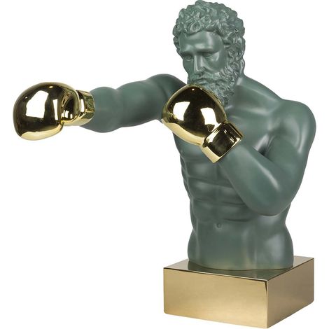 Grüner Metallharz-Boxer 33X56X56 Cm (1/5)