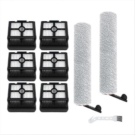 Ersatz-Rotationsbürste und HEPA-Filter für den kabellosen Dual-Staubsauger Dreame H12 – Ersatzteile und Zubehör für Nass- und Trockensauger