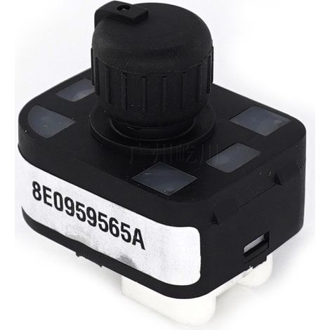 La référence 8E095956 s'applique au commutateur de commande du rétroviseur et au bouton de réglage du rétroviseur des voitures Volkswagen et Audi. (1/2)