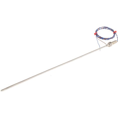 Thermocouple type K Ø 3mm, L 300mm, +1000°C max à Câble ( Prix pour 1 )