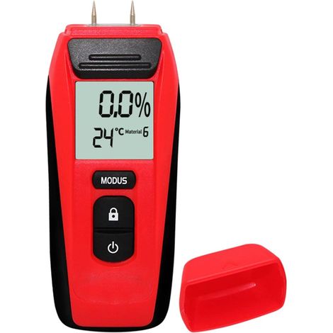 Hygromètre de Précision LED avec 2 Broches – Testeur Humidité Bois, Murs et Matériaux de Construction (1/5)