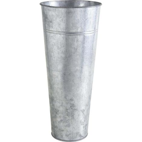Vase de jardin en zinc lourd 30 cm