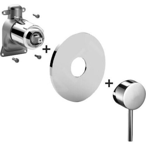 Paffoni Light - Mitigeur encastré pour 1 sortie, chrome LIGBOX010CR (1/2)
