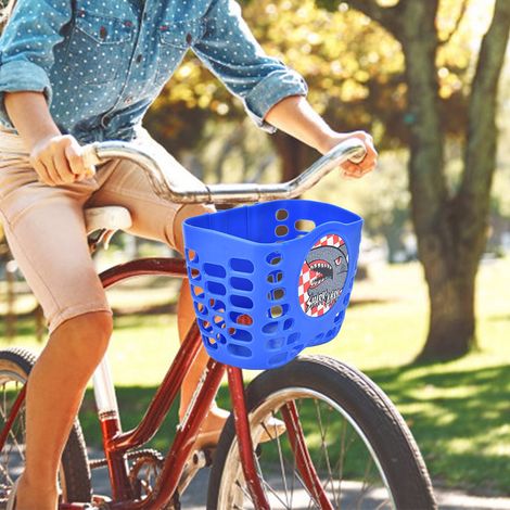 Niedlicher Fahrrad- und Rollerkorb für Kinder, blau (1/5)