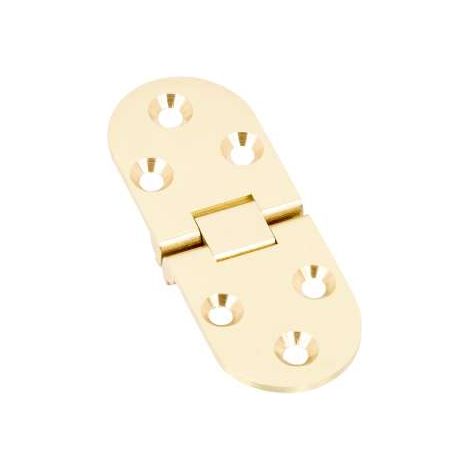 Cerniera Biscotto Con Fermo Ottone Lucido