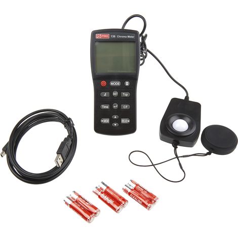 Luxmètre RS PRO, 0.01 fc, 0.1 lx à 99990lx ( Prix pour 1 )