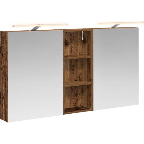 Maison Exclusive - Badezimmerschrank-Set 3 pcs 130 x 14,5 x 70 cm