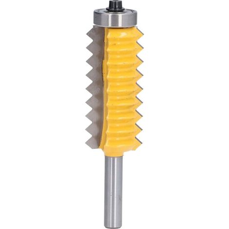 Fraise À Toupie - Tige 8 mm - Pour Travail Du Bois - Anti-Rebond - Acier Au Carbone Et Alliage - 1 Pièce (1/5)