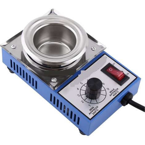 Pot à souder 500G, Pot à dessouder, Pot à souder en Acier Inoxydable ST-21C 50mm 150W (1/4)
