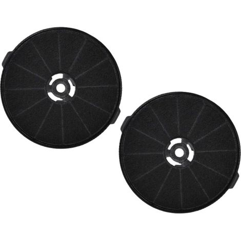 Confezione da 2 filtri a carboni attivi per cappe da cucina, 140 x 25 mm, sistema di purificazione dell'aria, accessori per la ventilazione, facile installazione. (1/4)
