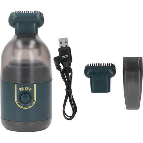 Handheld Vacuum Cleaner USB Rechargeable Portable Mini Cordless Handheld Vacuum for Home Car Desk Green