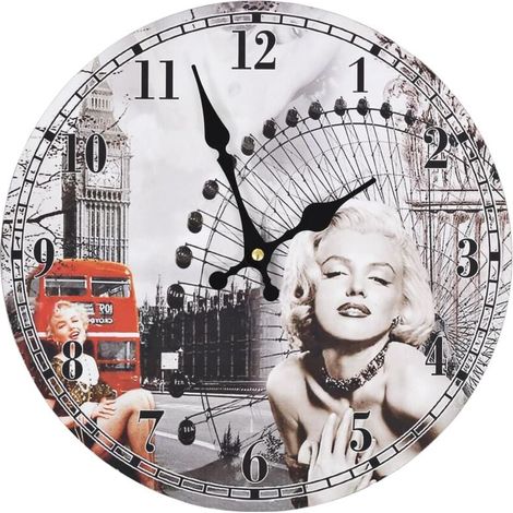 murale Horloge vintage 30 cm (1/4)
