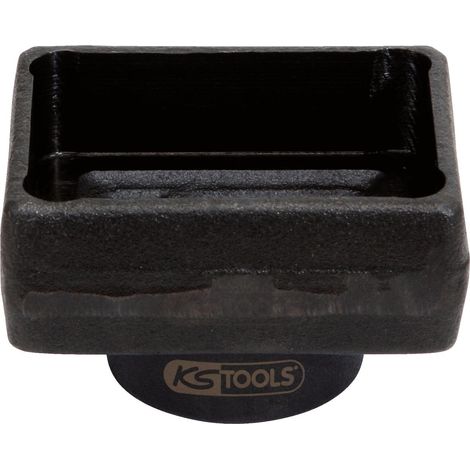 KS TOOLS 450.0106 - DOUILLE 3/4'' POUR ÉCROU DE MOYEU - FORME RECTANGULAIRE (DIAMÉTRE 58MMX71MMX3/4'') - PROFILÉ FRAISÉ - EN ACIER (1/2)