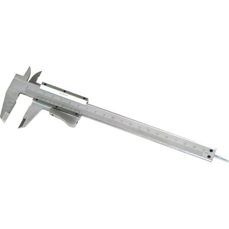 Pied à coulisse au 1/50 ème de mm, becs mesure intérieures, jauge de profondeur - AUTOBEST