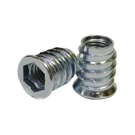 GESCHRAUBTE INBUSMUTTER, VERZINKT, M613MM