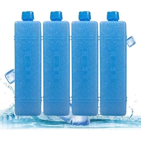 Packs de Glace 8 Pièces Blocs de Congélateur Longue Durée Portables Refroidisseur Congélateur Packs de Glace Garder Au Frais pour Réfrigérateur Climatiseur Ventilateur Refroidisseur Accessoires (1/4)