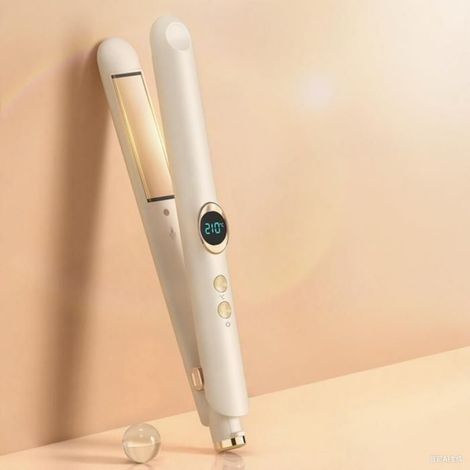 Fer A Lissage Et A Bouclage - Ions Negatifs - Chauffage En 10 S - 12 Reglages De Temperature - Protection Anti-Brulure - 1 Unite (1/4)