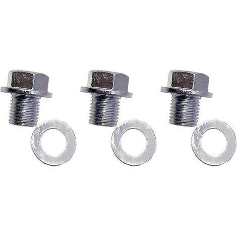 3X 90009-R70-A00 Bouchon de vidange d'huile moteur avec rondelle pour Honda/Acura (1/5)