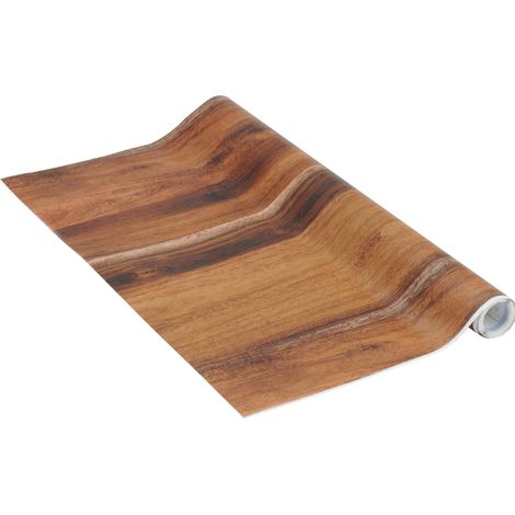 Venilia Pellicola adesiva Perfect Fix, Effetto Legno Rovere rustico, 67,5cm x 2m, Spessore 150μ, Pellicola autoadesiva per mobili o cucina, carta da parati, PVC senza ftalati, Prodotto in UE (1/5)
