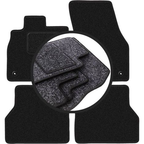 Tapis De Voiture - Polypropylène - Pour Volkswagen Caddy IV Combi (2020-) - Anthracite - 4 Pièces (1/5)