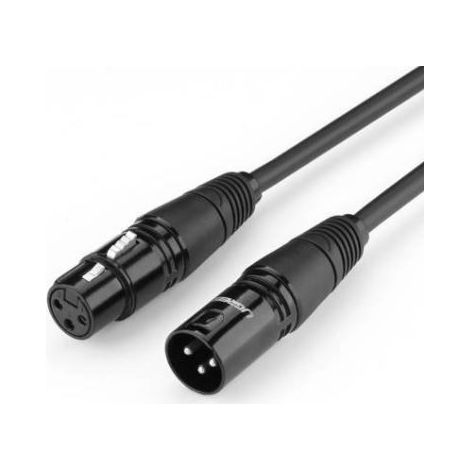 Cable XLR hembra a XLR macho ugreen 20710B - 2 m (negro)