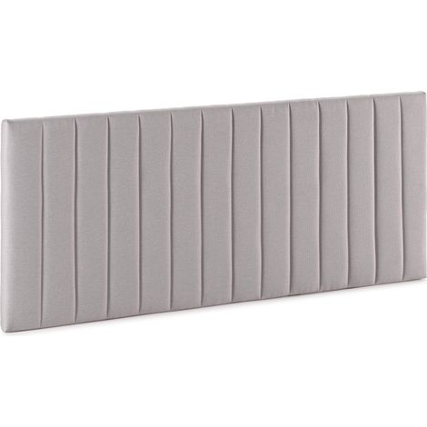 Tête de lit tapissée Eris 160x60 cm Gris clair