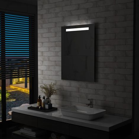 Espejo de pared de baño con LED 60x80 cm vidaXL (1/5)