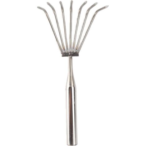 Râteau Main Mano R280 7 Dents Inox Ergonomique Anti-Corrosion
