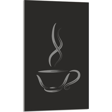 Planche à découper en verre 30 x 52 cm Café (1/5)