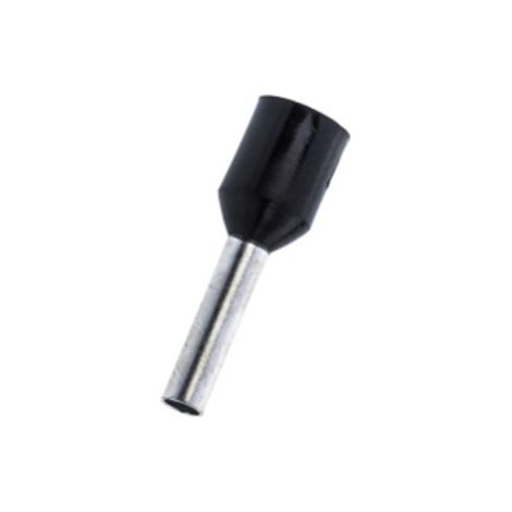 Puntera Hueca Preaislada  1,5mm NEGRO (100uds.)
