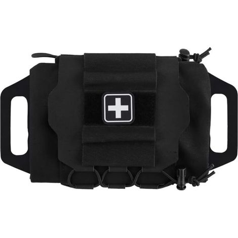 Pochette Tactique Militaire Ceinture de Premiers Soins Rapide Pochette de Survie Système en Deux Parties Porte-médicaments en Rouleau Sac à poignée en hypalon (1/5)