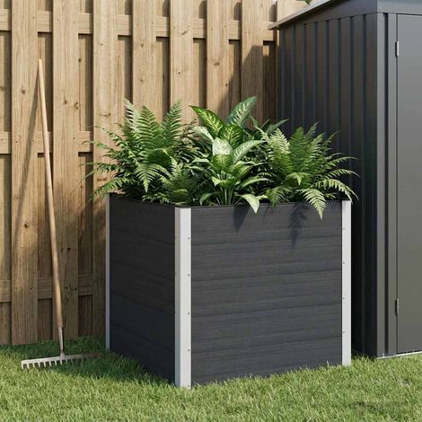 Teenpull – Hochbeet Schwarz 100 x 100 x 91 cm (1/5)