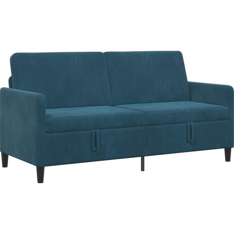 Sofa mit Stauraum Blau 172 x 78 x 87 cm Polyester vidaXL