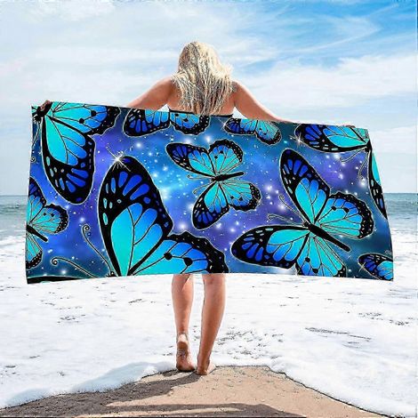Mikrofaser-Reisehandtuch für Damen – saugfähig, schnelltrocknend und weich für Strand, Schwimmen, Urlaub und Outdoor-Sport (1/5)