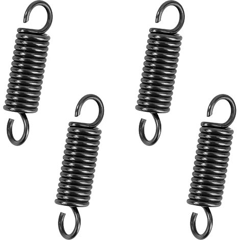 Ressort de Traction 40mm Ressorts de Tension avec Crochets à 90 Degrés Ressorts en Fil de Diamètre du Fil 1,6mm Diamètre Extérieur 10mm Force 7,9kg (1/5)