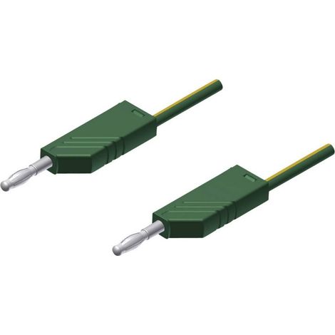 Sks-Hirschmann MLN 25/2,5 cable de medida amarillo y verde
