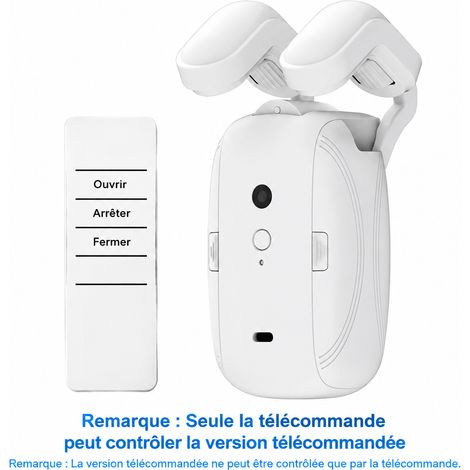 Moteur de rideau électrique connecté pour tringle romaine ouverture simple blanc blanc réf 5778 23 × 19 × 9 cm 900 g – Livraison gratuite