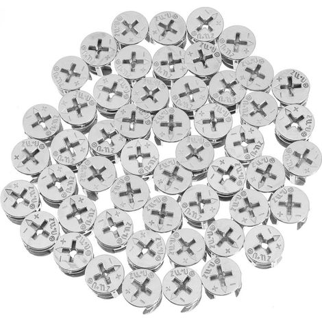 Lot de 50 loquets à came en alliage de zinc pour meubles (1/5)