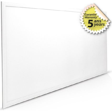 Dalle LED GALAXIE 60W 1200x600 mm Miidex Lighting® blanc-chaud-3000k - blanc - 1200-x-600-mm (1/4)